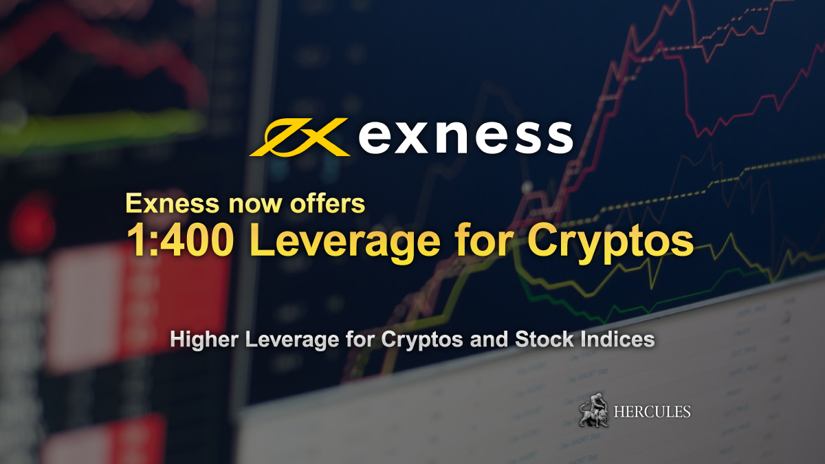 EXNESS - Exness offers 1:400 Leverage on Cryptocurrency and Stock Index CFDs