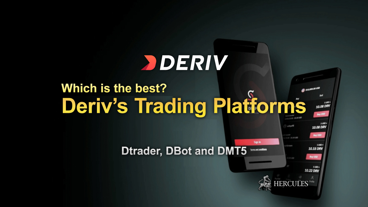 Deriv - Which Deriv's trading platform is the best? Dtrader, DBot or DMT5?