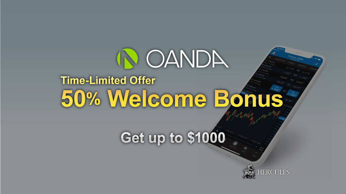 OANDA - OANDA's 50% Deposit Bonus available only until March 31st