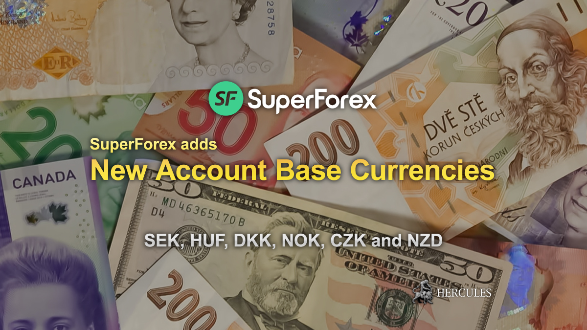 SuperForex - SuperForex adds SEK, HUF, DKK, NOK, CZK and NZD account currencies