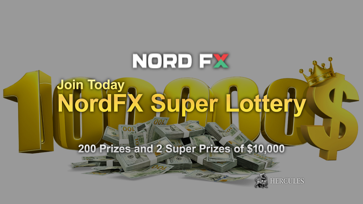 NordFX - NordFX Super Lottery - 200 prizes and 2 Super Prizes of $10,000