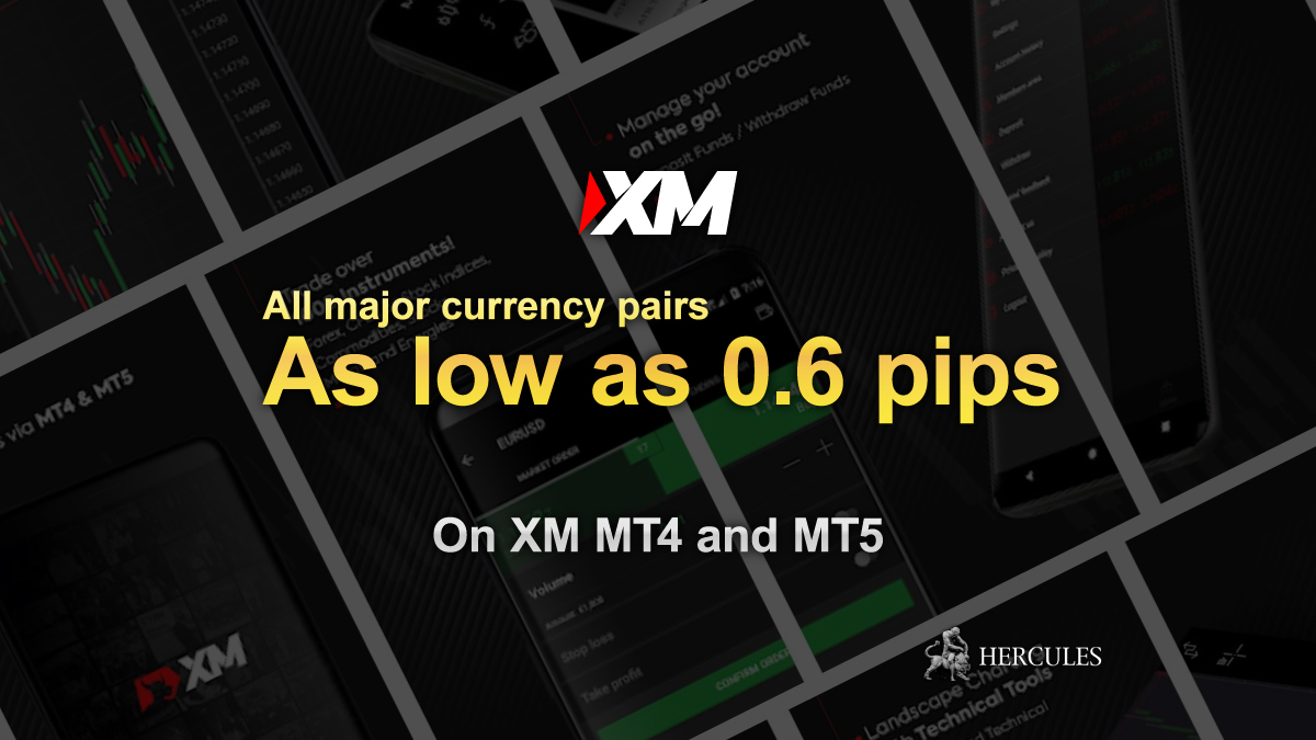 XM - All major currency pairs as low as 0.6 pips on XM MT4 and MT5