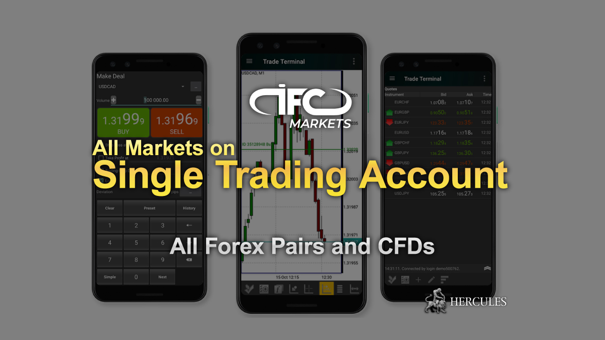 IFC Markets - IFC Markets' single account to trade Forex and all CFDs