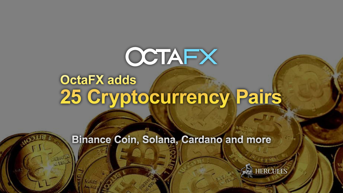 OctaFX - OctaFX adds 25 Cryptocurrency pairs to the offering