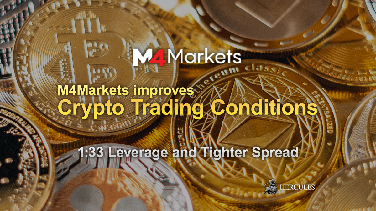 M4Markets - M4Markets offers 33x high leverage for Cryprocurrency trading