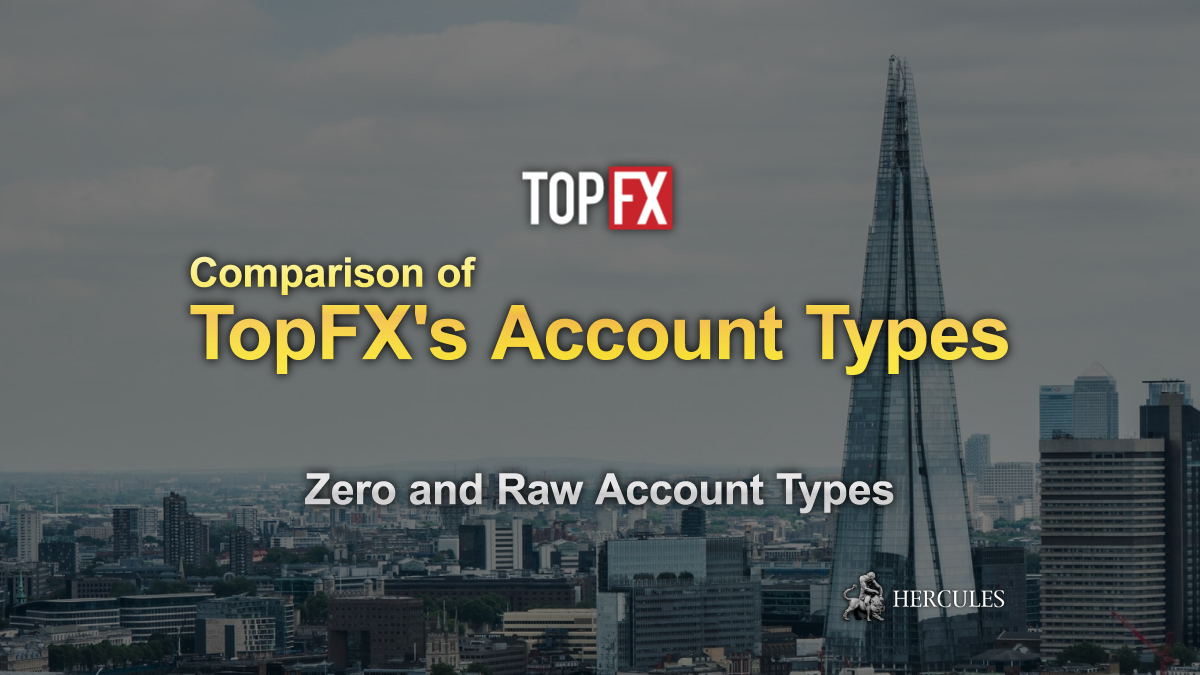 TopFX - Comparison of TopFX's Account Types - Zero and Raw