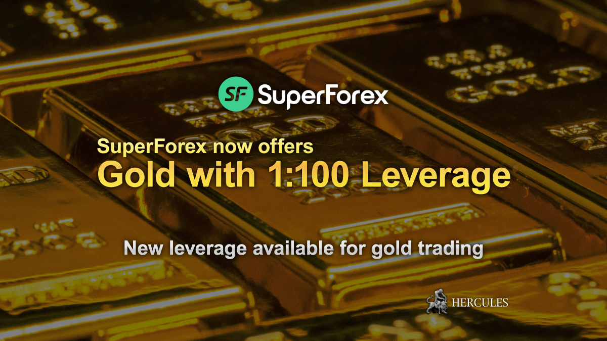 SuperForex - SuperForex increases Gold Trading Leverage to 1:100