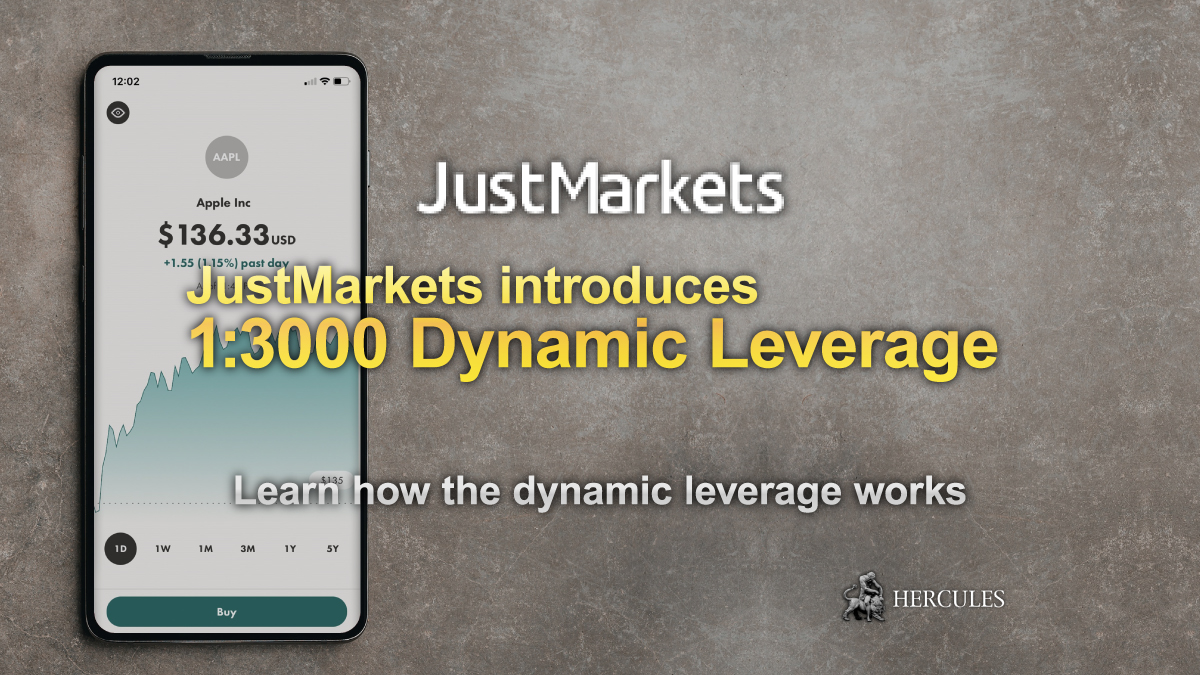 JustMarkets - The rule of JustMarkets 1:3000 Dynamic Leverage