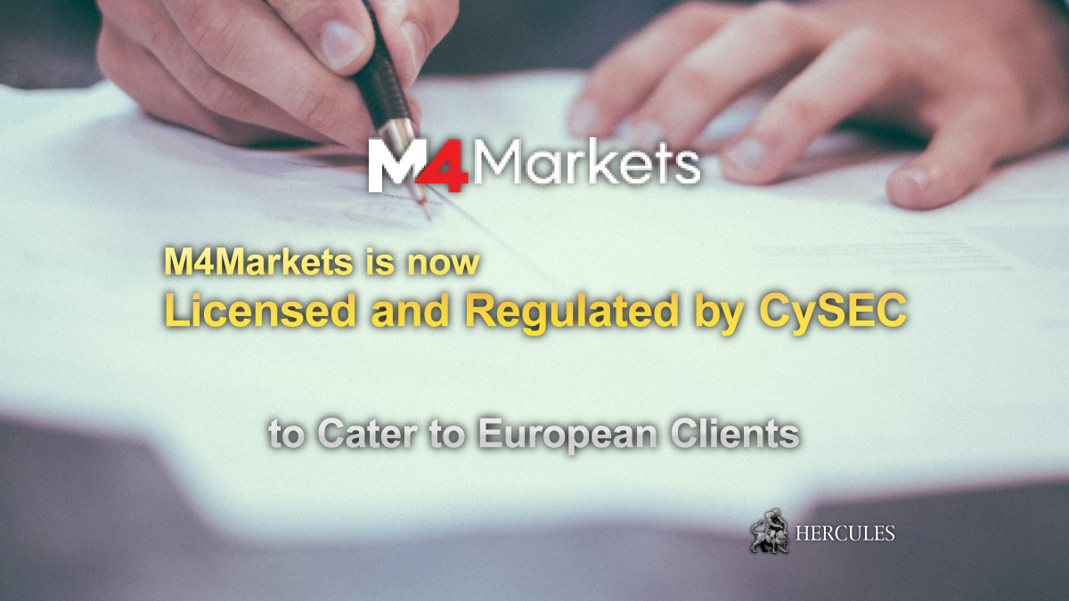 M4Markets - M4Markets is now regulated by CySEC to provide service in EU