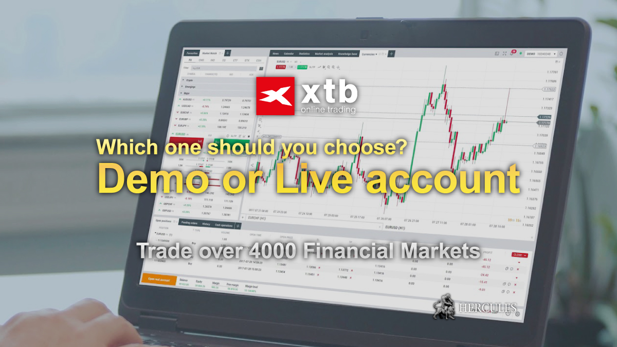 XTB - Is Forex Demo account better than real/live accounts?