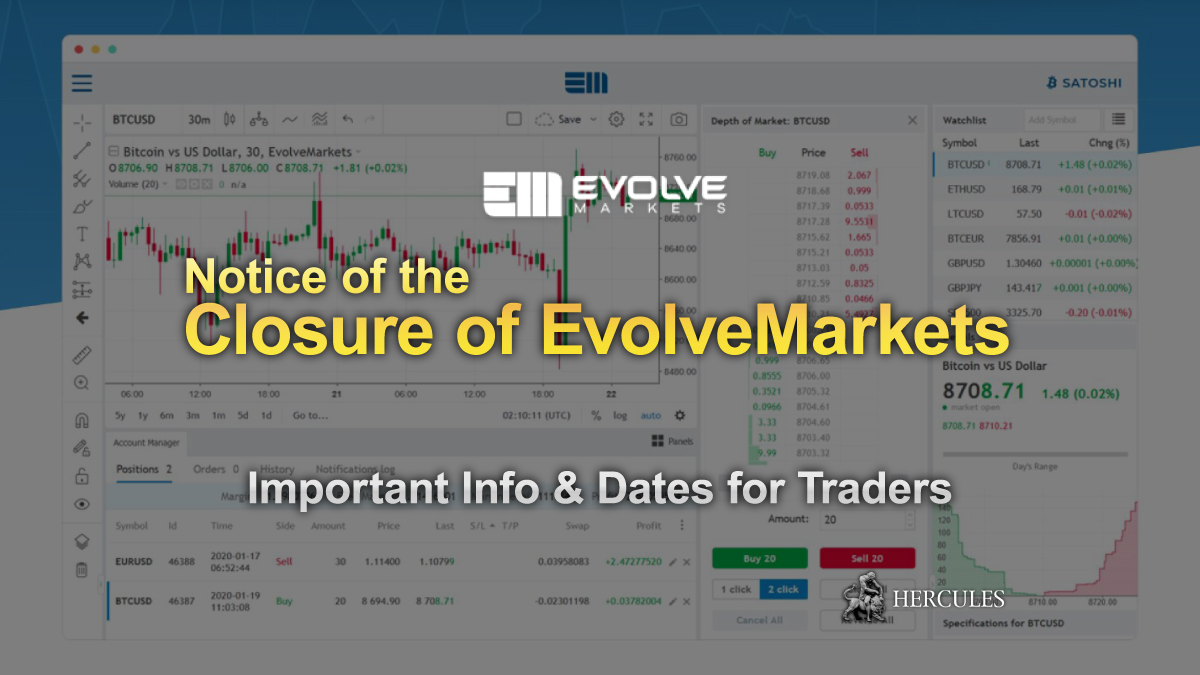 Evolve Markets - EvolveMarkets broker is closed | How to withdraw funds now?