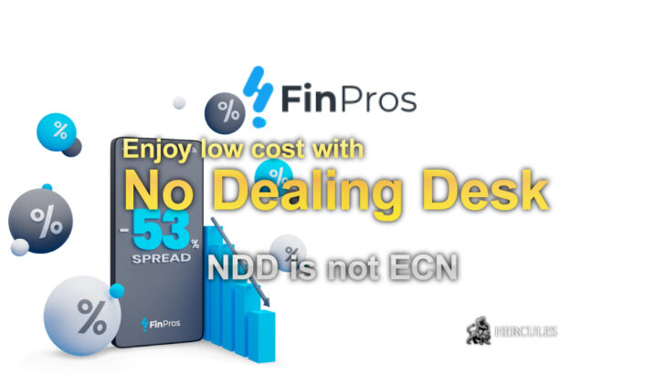 How does No Dealing Desk Execution of FinPros work and benefit traders