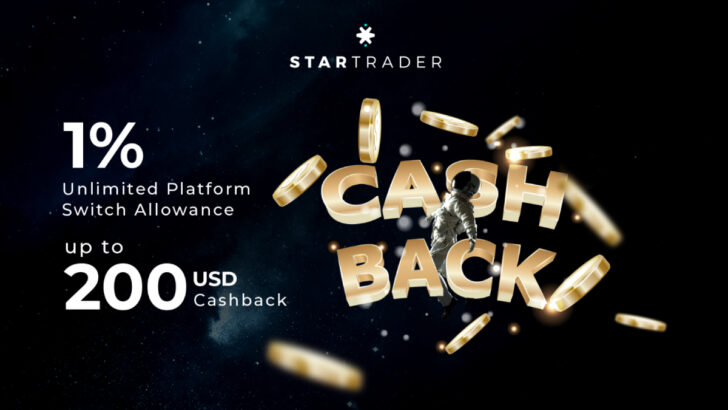 1% Unlimited Rebate and 200 USD Cashback Offered by STARTRADER