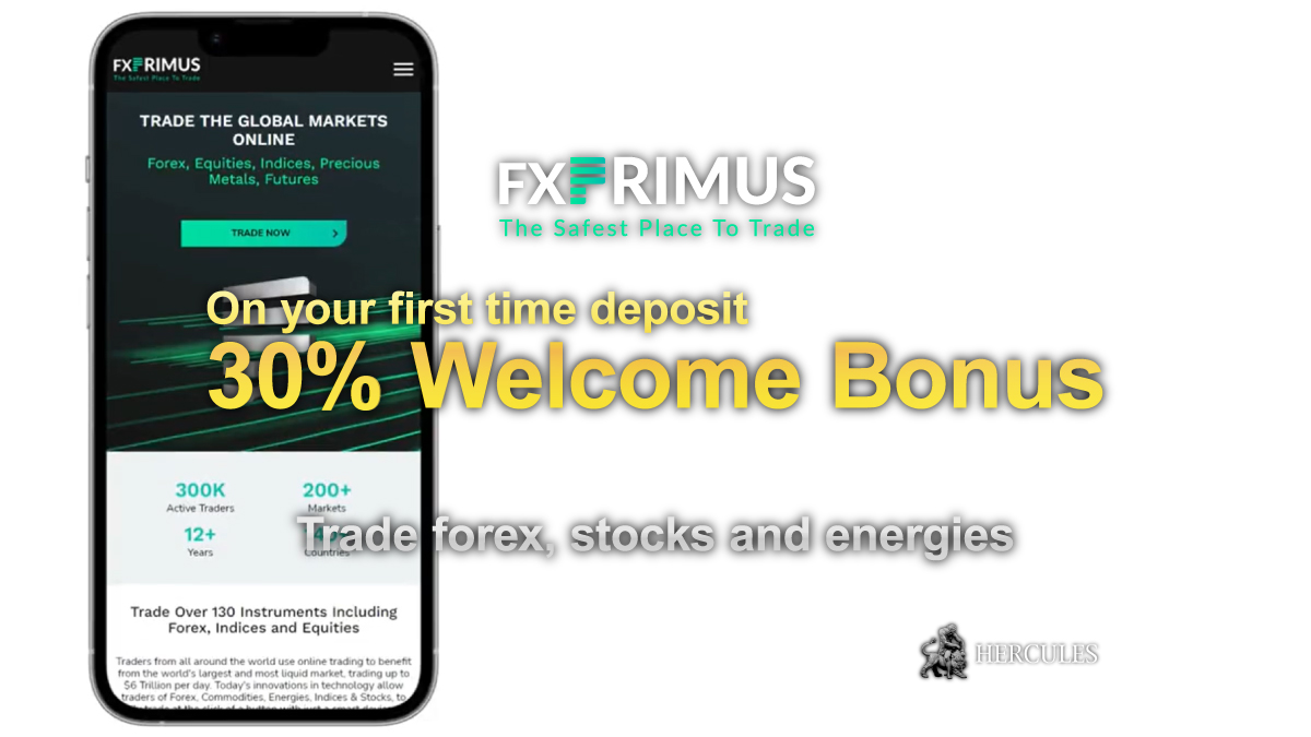 FXPrimus 30% Deposit Bonus