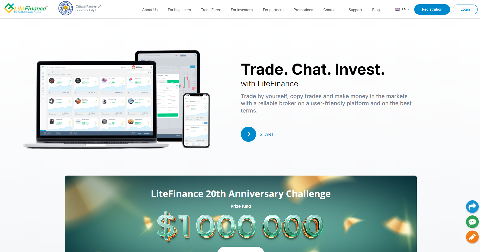 página oficial de litefinance